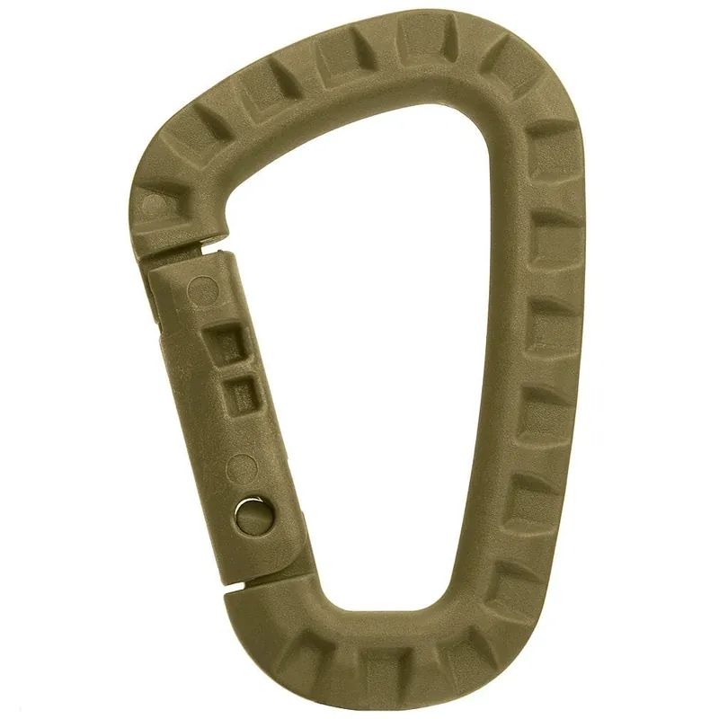 MOSCHETTONI IN POLIMERO SET DA DUE 8cm COLORAZIONE COYOTE MIL-TEC