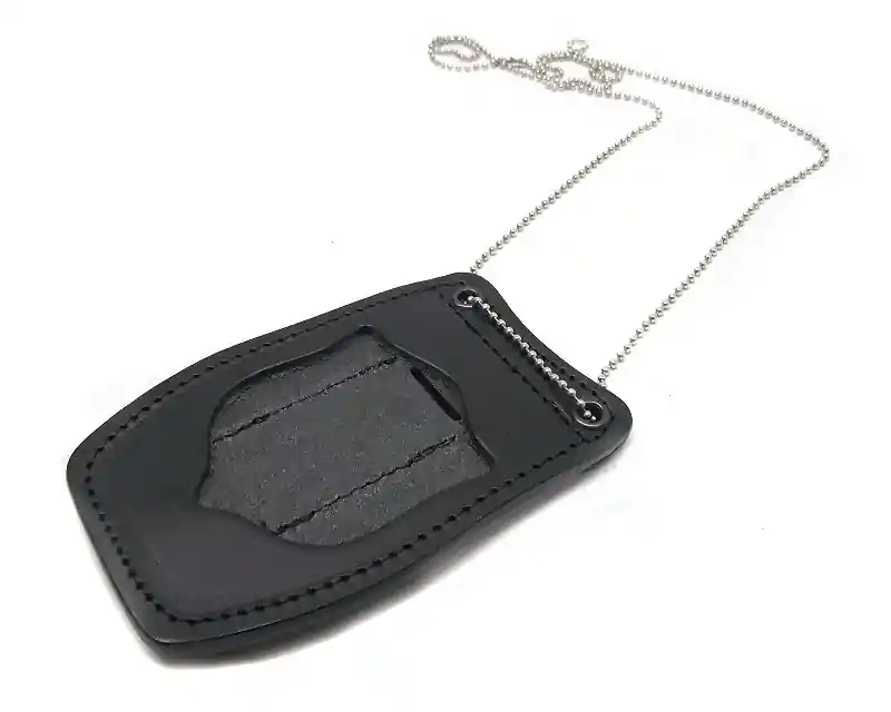 PORTA PLACCA IN CUOIO CON COLLANA PER CARABINIERE VEGA HOLSTER
