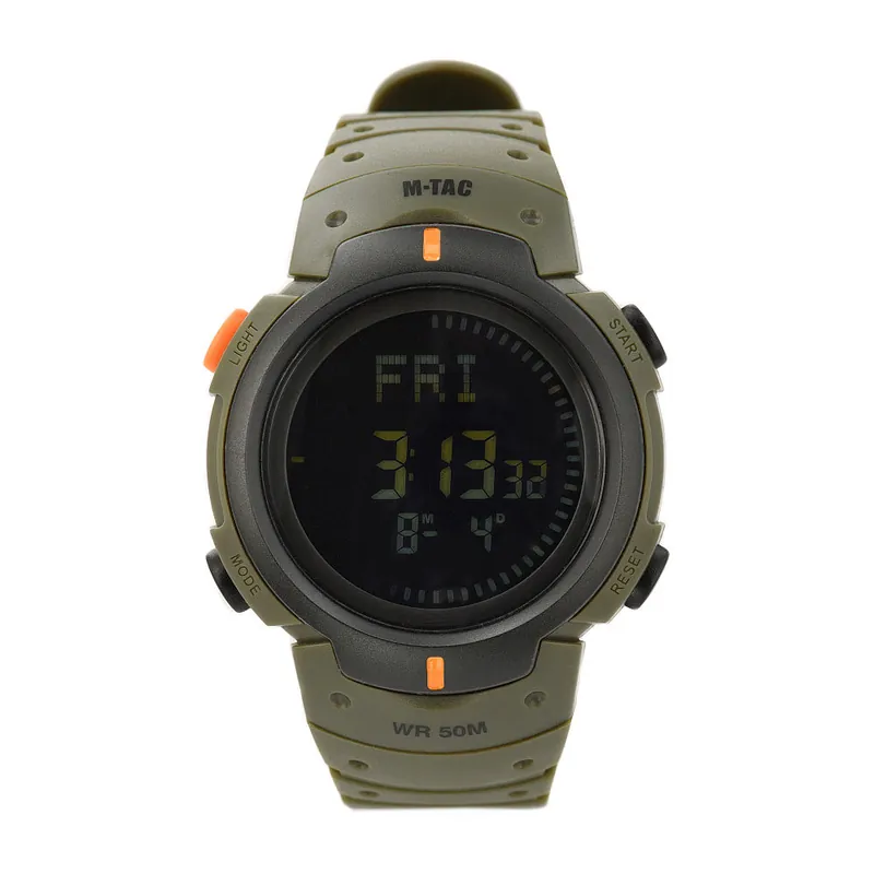 Orologio tattico compass con bussola elettronica colore verde M-Tac
