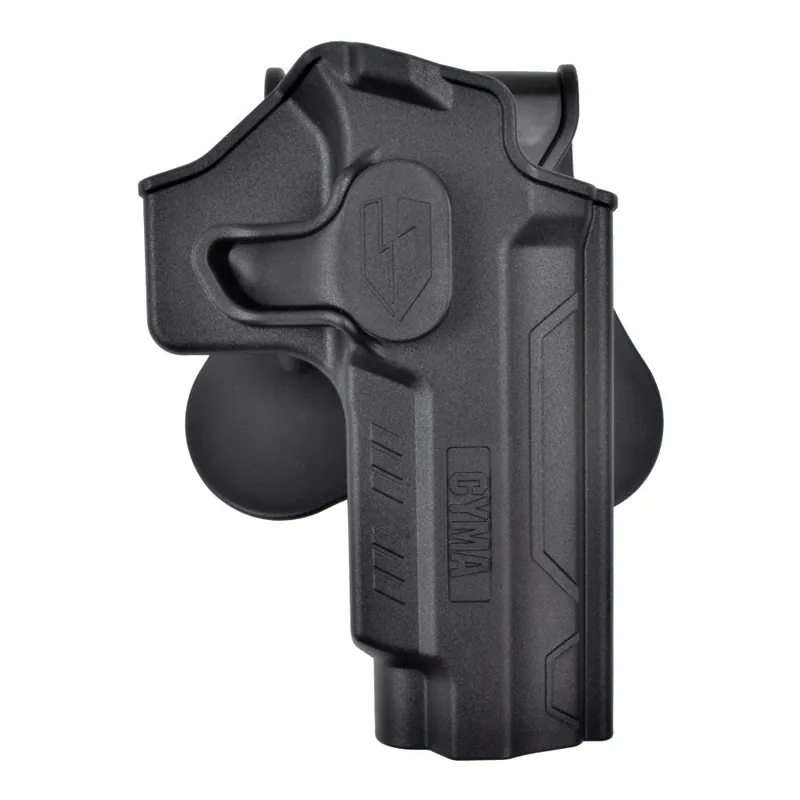 FONDINA RIGIDA DA CINTURA PER PISTOLE SERIE 92 NERA CYMA