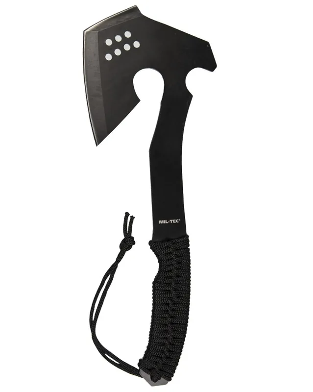 Ascia BLACK TACTICAL PARACORD MILTEC