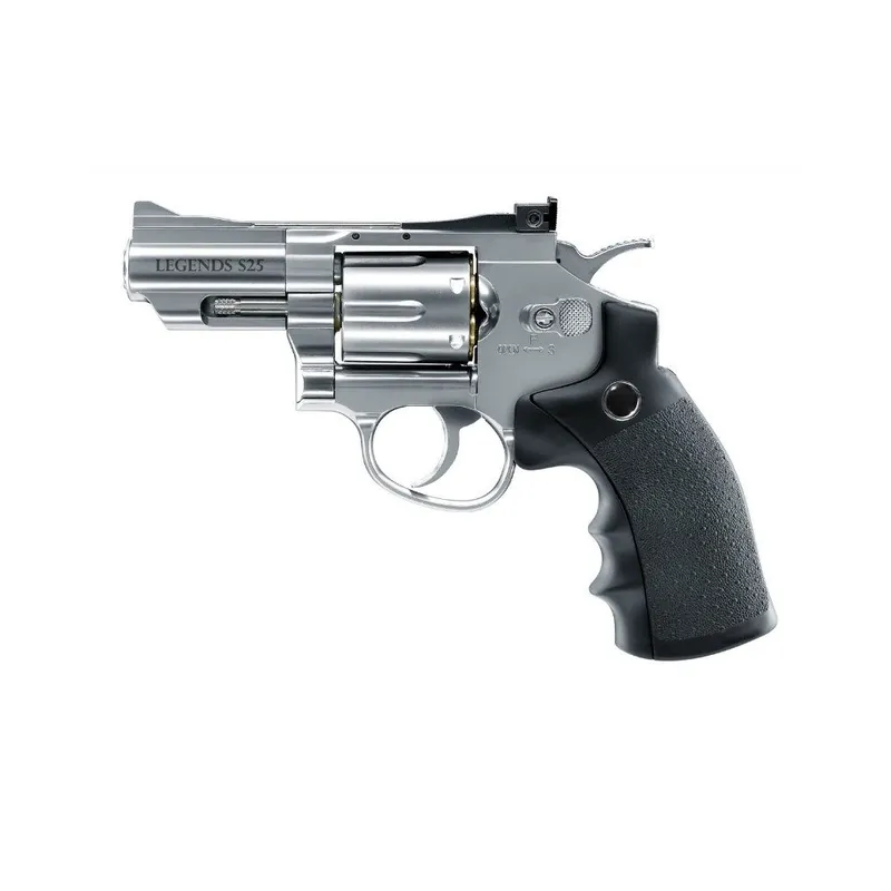 REVOLVER LEGENDS S25 INOX CANNA DA 2.5" CO2 CAL.4.5 POT<7.5 JOULE UMAREX