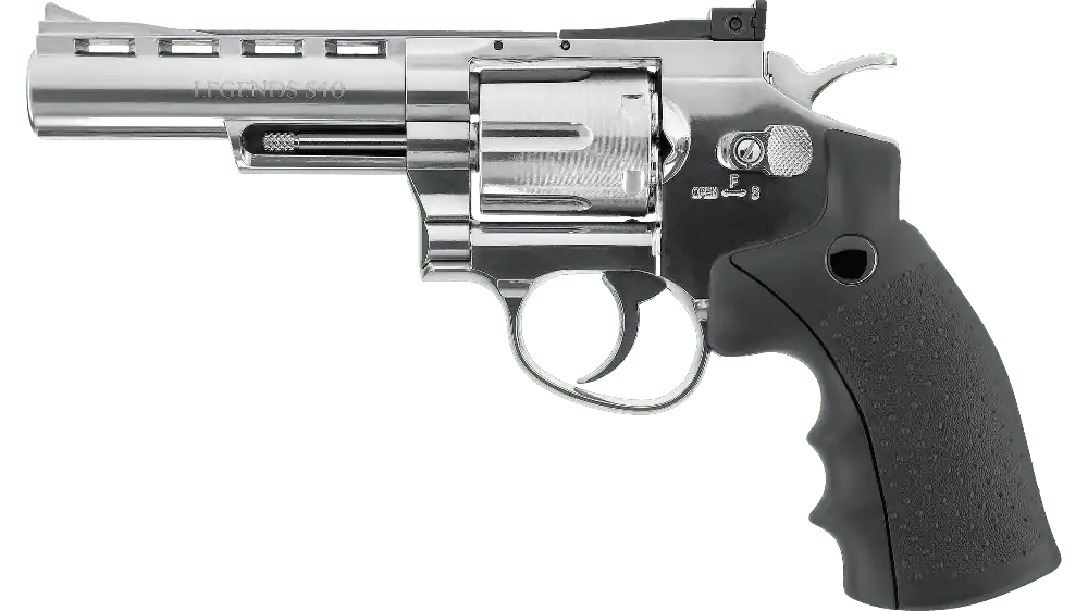 REVOLVER LEGENDS S40 ACCIAIO INOX CALIBRO 4,5 POT.<7,5 JOULE UMAREX