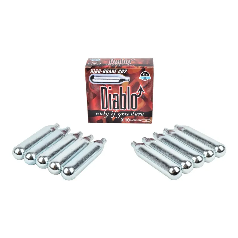 SET DA 10 FIALETTE DA 12G DI CO2 DIABLO