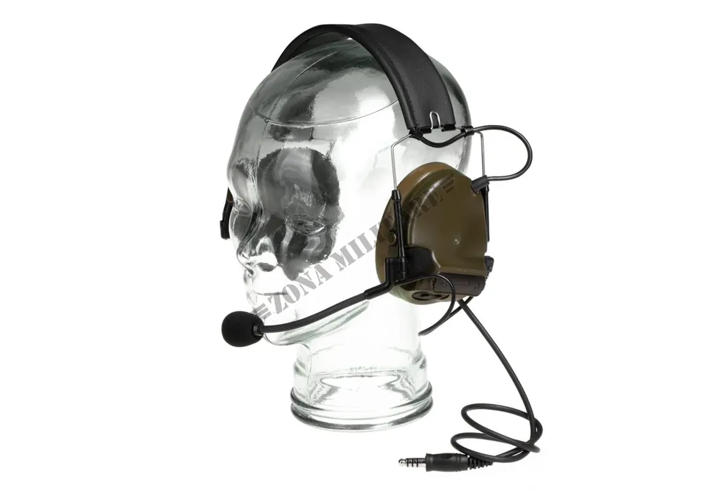 CUFFIE COMTAC III FOLIAGE GREEN CON CONNETTORE MILITARE STANDARD Z-TACTICAL