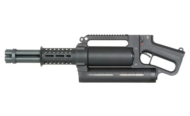 MINIGUN SOFTAIR CON 5 CANNE ROTANTI WE23-Plus WELL