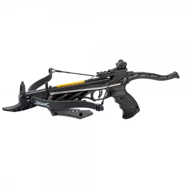 PISTOLA BALESTRA RICURVA ALLIGATOR TCS1 80 LIBBRE NERA MAN KUNG