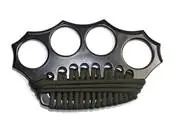 FERMACARTE NERA IN OTTONE CON PARACORD DM DIFFUSION