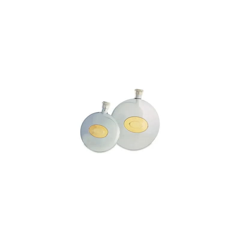Fiaschetta tonda inox con bolster 6 oz.