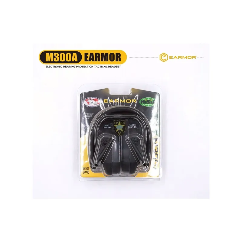 Cuffie Elettroniche I.P.S.C. Earmor M300A color Nero