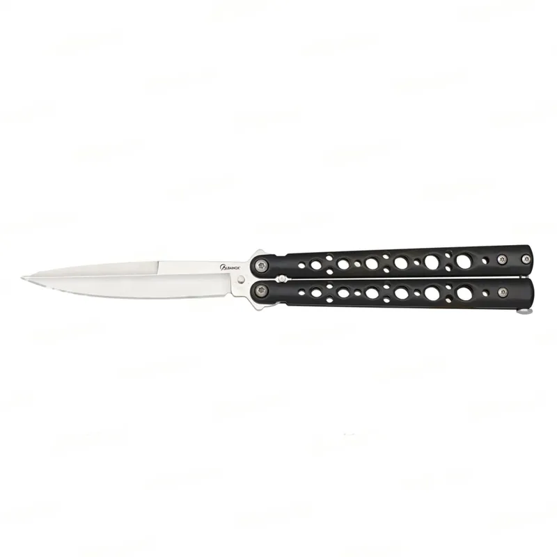 coltello Butterfly Black in acciaio - lama 9,7 Cm