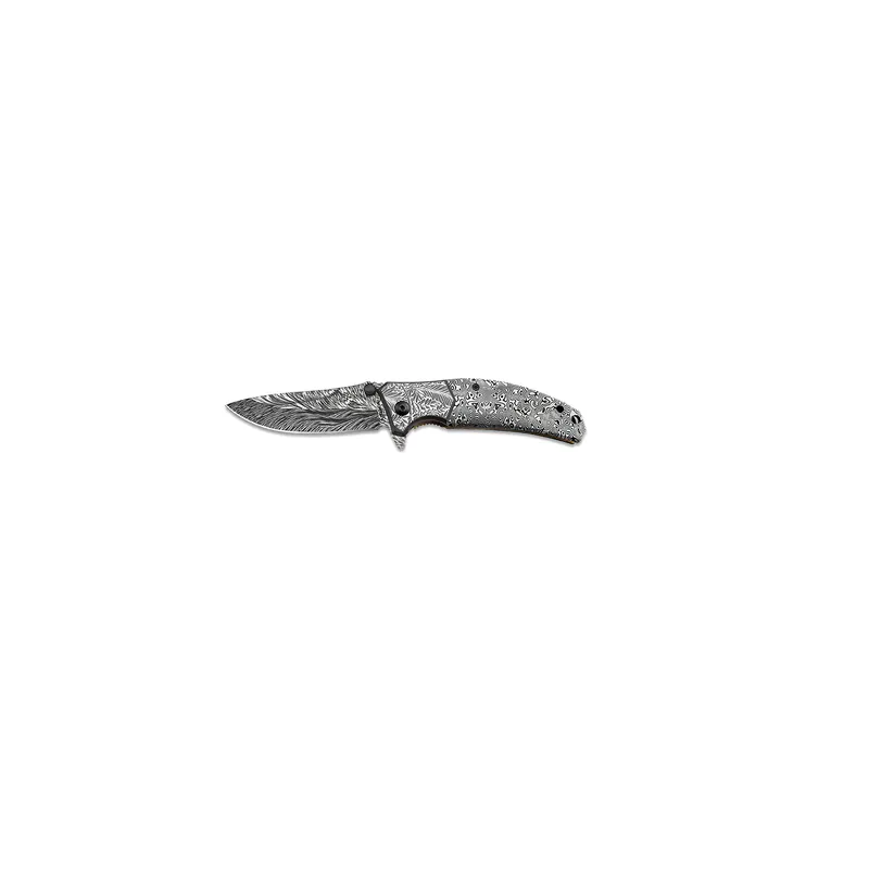 Coltello in stile damascato - lama 9 cm