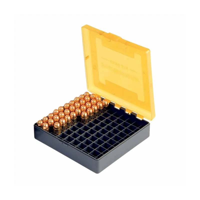 Scatola porta munizioni 44 Mag / 45 Colt in plastica 100 colpi