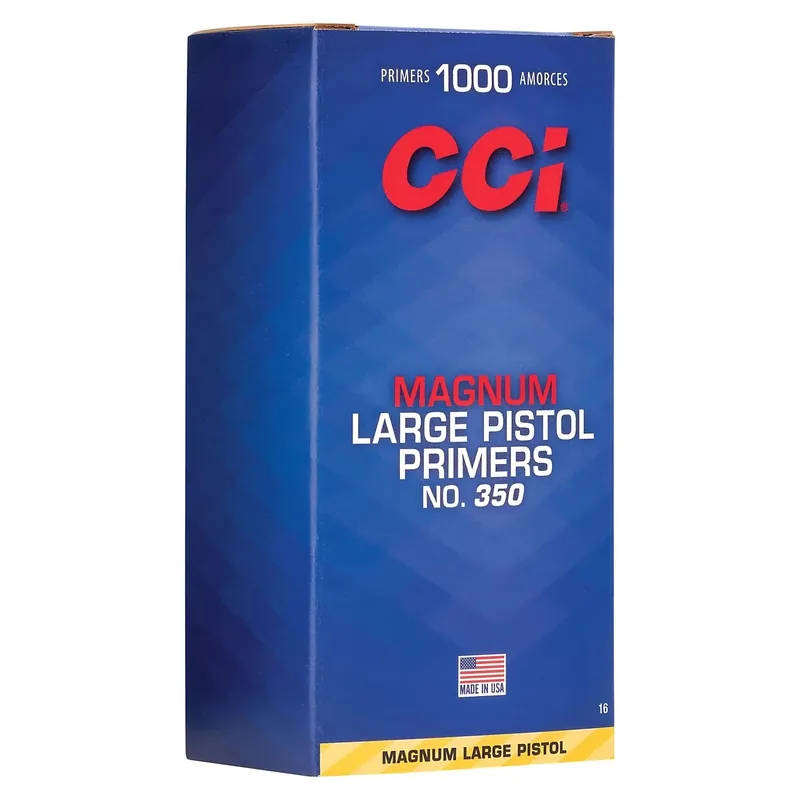 CCI 350 Large Pistol Magnum Inneschi - 1000 PZ.