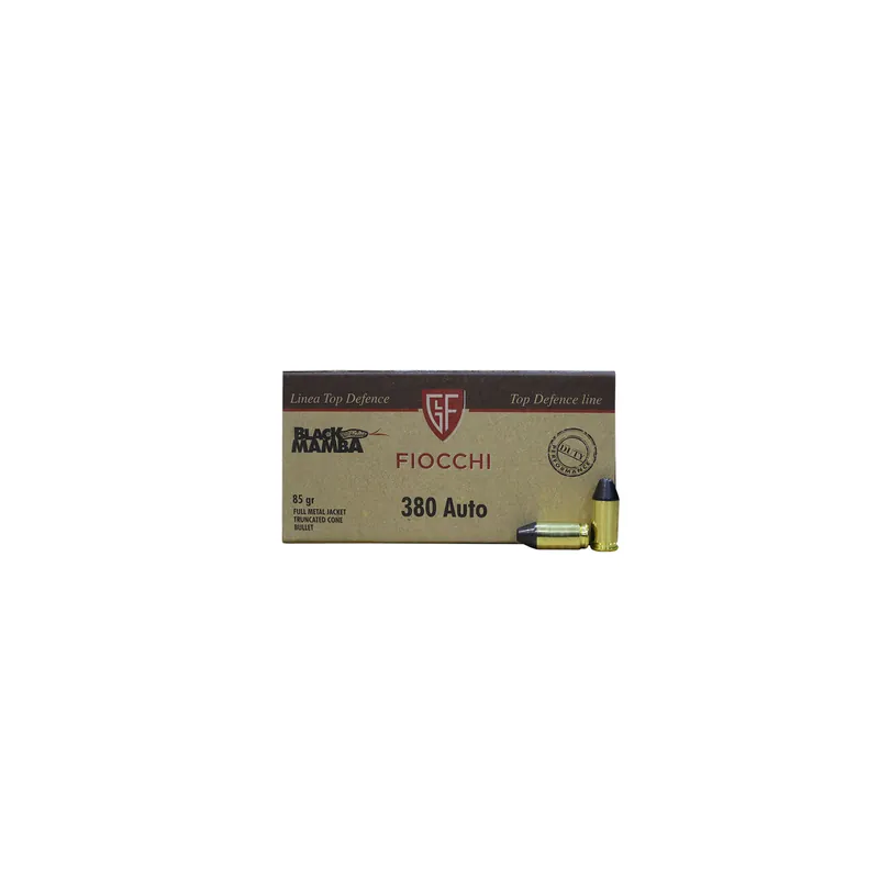 Fiocchi 380 Auto Black Mamba FMJTC 85 gr