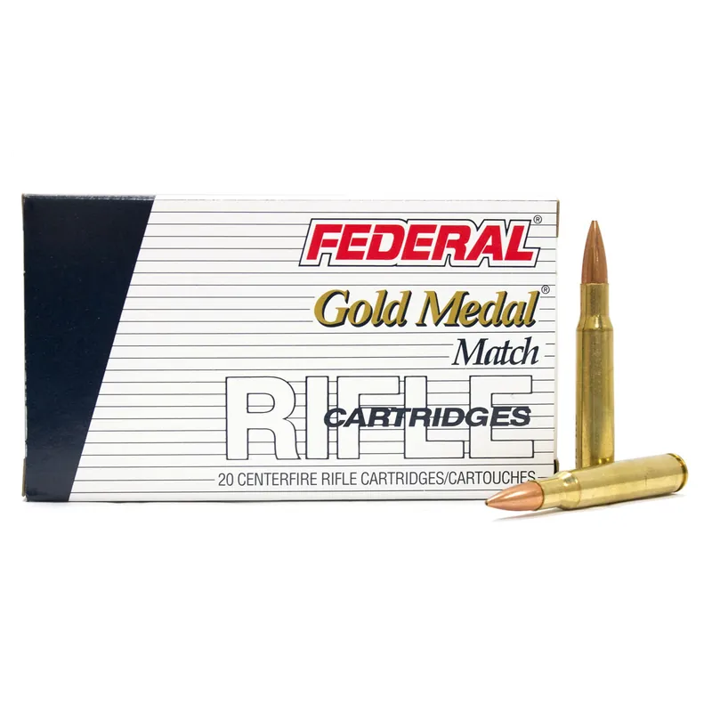 FDERAL GOLD MATCH 30.06 SPRING PALLA SIERRA MATCHKING BTHP DA 168 grs