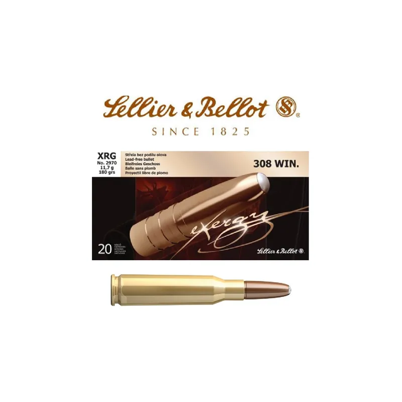 SELLIER & BELLOT CAL 308 WIN 180 gr XRG