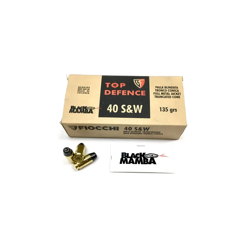 Fiocchi 40 SW BLACK MAMBA 135 gr FMJTC