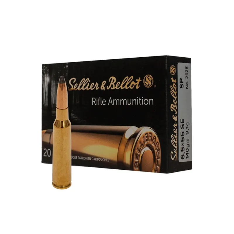 SELLIER & BELLOT Cal. 6,5x55 SE / 140 grs FMJBT