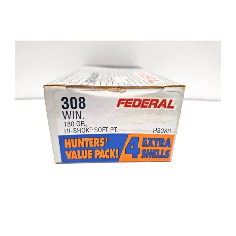 FEDERAL 308 WIN 180 GR HI-SHOK SOFT POINT