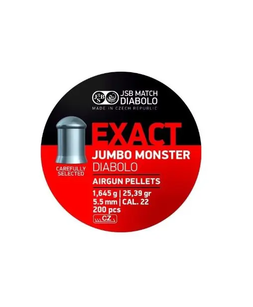 PALLINI JSB EXACT JUMBO MONSTER CAL. 5,5MM (200 ud)