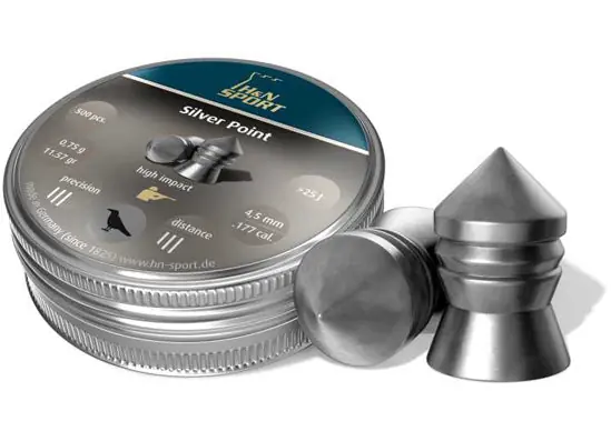 PALLINI H&N SPORT SILVER POINT cal 4.5mm (500ud)