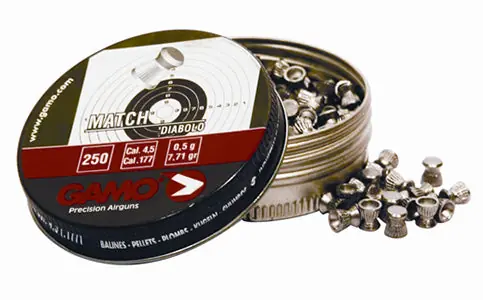 PALLINI GAMO MATCH CAL. 5,5MM (250 ud)