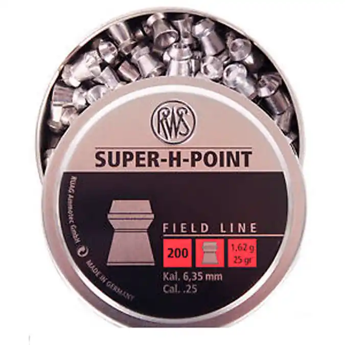 MUNIZIONI RWS SUPER-H-POINT 1,62 G CAL. 6.35MM