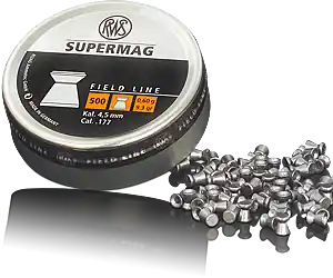 PALLINI RWS SUPERMAG 0,60 G CAL. 4.5MM (500UD)