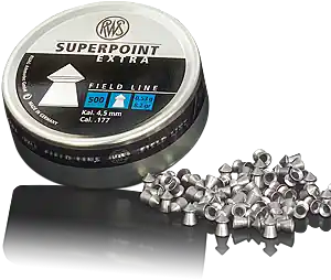 MUNIZIONI RWS SUPERPOINT EXTRA 0,53 G CAL. 4.5MM
