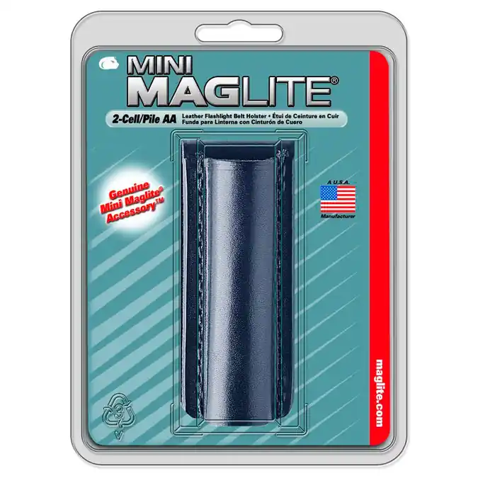 CUSTODIA IN PELLE MINI MAGLITE AA