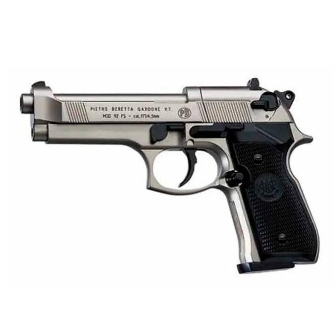 PISTOLA BERETTA M92 FS NICKEL