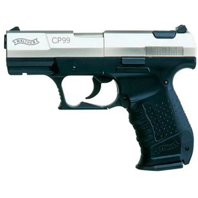 PISTOLA CO2 WALTHER CP99 NICHELATA