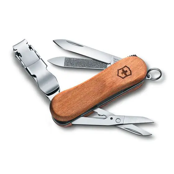 COLTELLO DA TASCA VICTORINOX NAIL CLIP WOOD 580