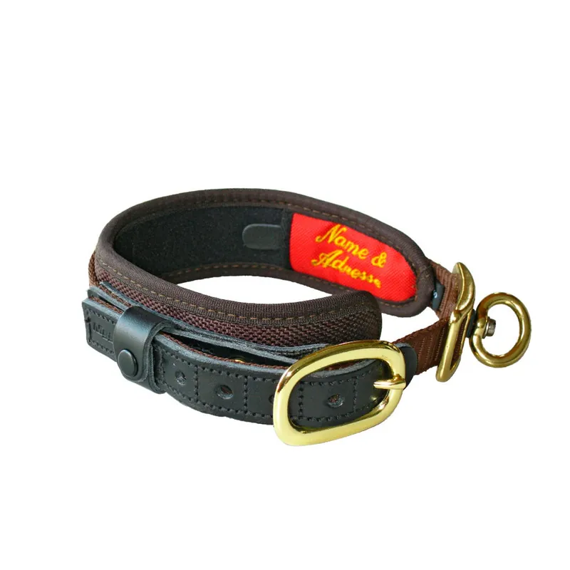 COLLARE DELUXE MARRON PER CANI NIGGELOH