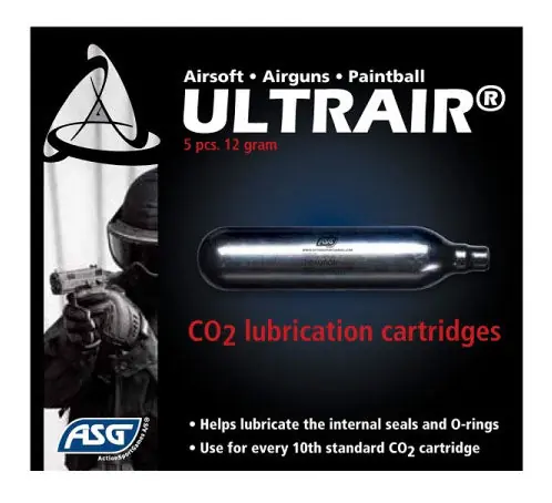 ASG ULTRAIR CO2 CAPSULE PULIZIA 12 G 5 UNITÀ
