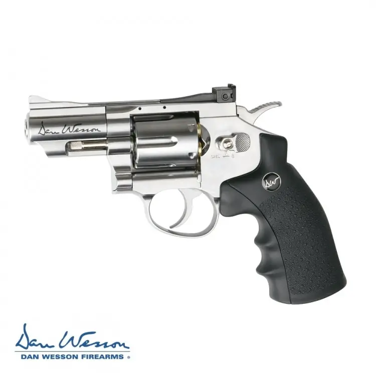 REVOLVER CO2 DAN WESSON 2.5‘‘ SILVER BBS