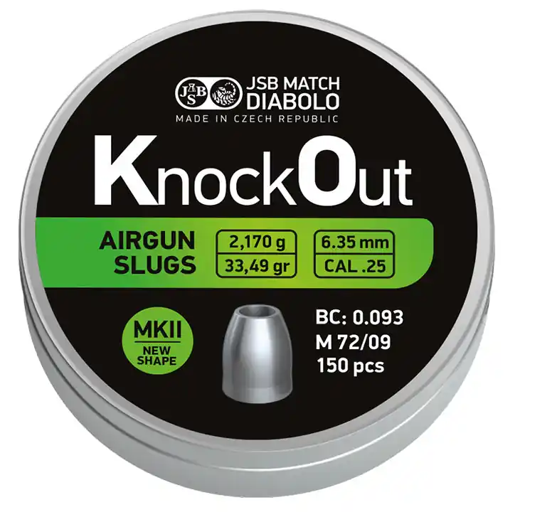 PALLINI JSB KNOCK OUT CAL. 6,35MM (150 ud) MKII