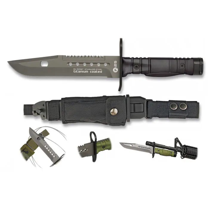 COLTELLO TATTICO A BAIONETTA K25 32067