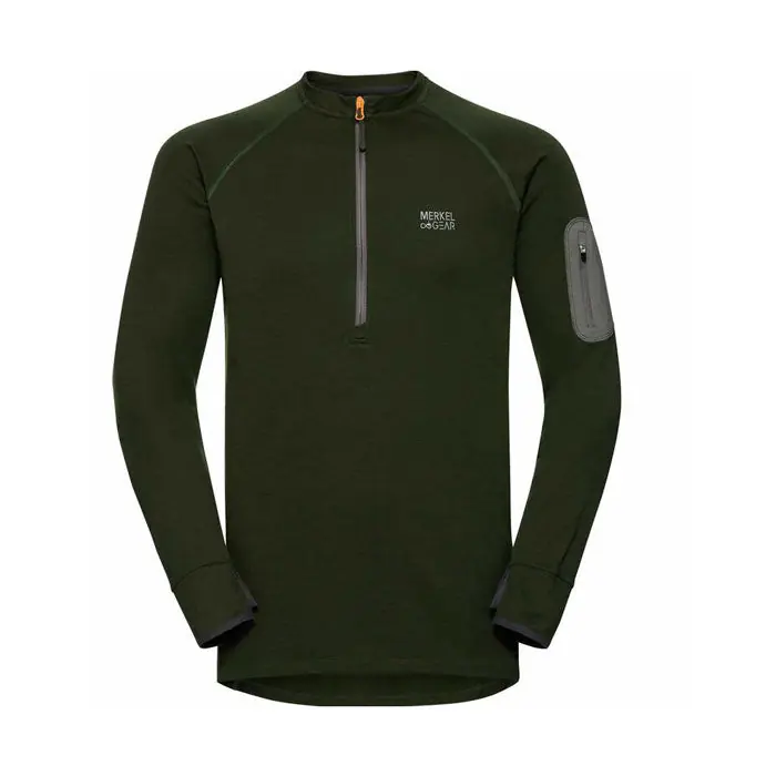 CAMICIA MERINO CREW DA UOMO MERKEL GEAR