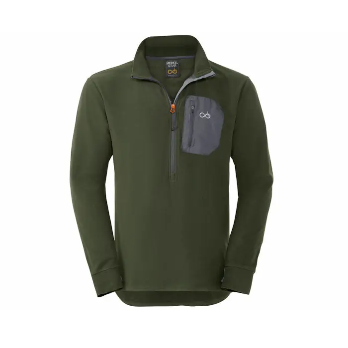 MAGLIONE MERKEL GEAR BUSHHIRT III OLIVE UOMO