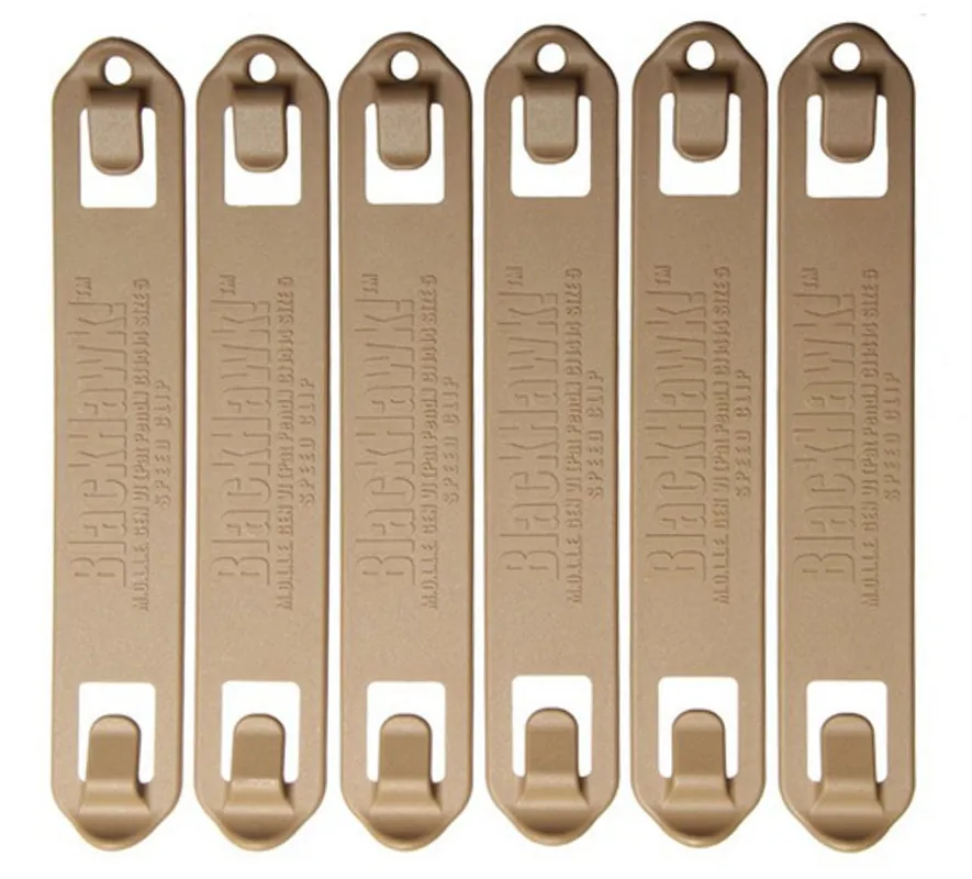 CLIP RAPIDE BLACKHAWK S.T.R.I.K.E. O PALS/MOLLE (6 PZ.) - 5"