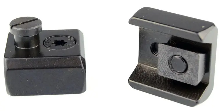 SET DI PIEDINI APEL IN ACCIAIO 365 PER BLASER / WEAVER - SLITTA ZEISS. BH8