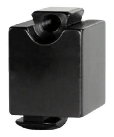 PIASTRA POSTERIORE PER PIEDE POSTERIORE GIREVOLE APEL MODELLO 0/0 - 15 MM.