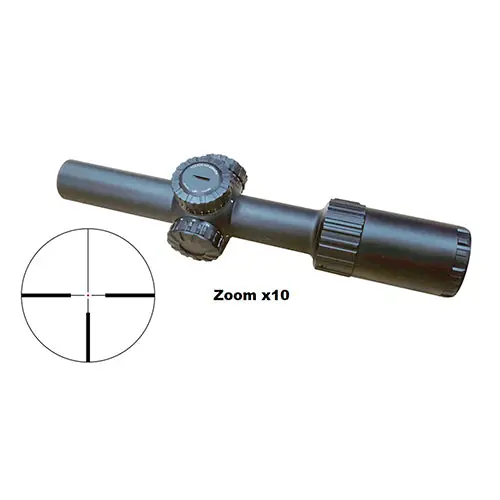 CANNOCCHIALE ZASDAR 1-10X24 CON RETICOLO 4C ILLUMINATO