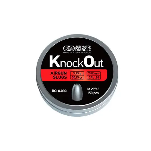 PALLINI JSB KNOCK OUT CAL. 7,62MM (150 ud)