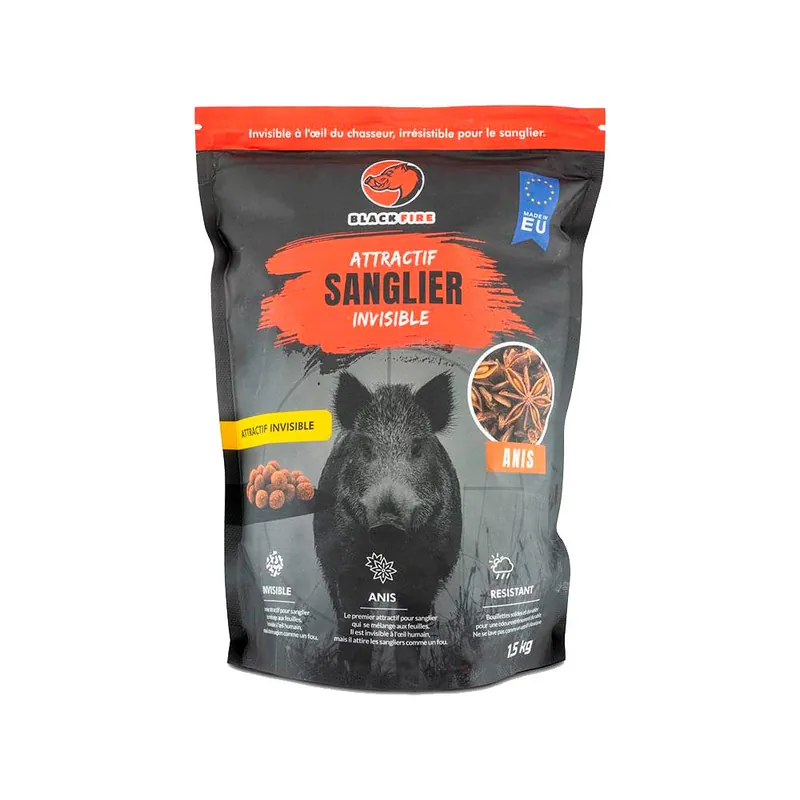 SACCHETTO AROMA 1,5 KG BLACK FIRE INVISIBILE