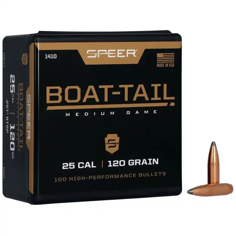 PUNTE SPEER BOAT-TAIL - .257" - 120 GRANI