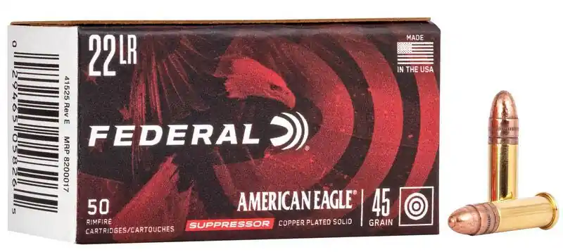 BALA FEDERAL American Eagle Suppressor - .22LR - 45 grains - CPRN