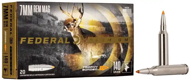 BALA FEDERAL Trophy Bonded Tip - 7mm. Rem. Mag. - 140 grains